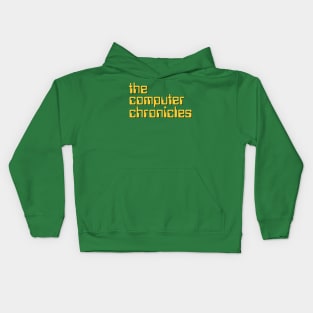 The Computer Chronicles (yellow) Kids Hoodie